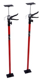 Set 2 popi telescopici de montaj KraftDele KD3083, reglaj 115-290 cm, suport temporar pentru plăci, tavane și lucrări de renovare - Img 3