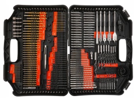 Set 246 piese de burghie și biți MaxRom în valiză, pentru lemn, metal și beton, cu accesorii complete de găurire și înșurubare - Img 7