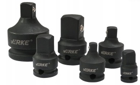 Set adaptoare reductoare de impact 6 piese MaxRom Premium Line din oțel CR-MO, pentru service auto și vulcanizare - Img 3