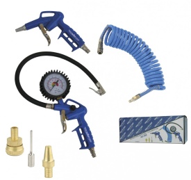 Set aer comprimat, pistol pneumatic , furtun 6 piese ADLER AD-26Z – Kraft&Dele
