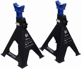 Set capre auto 6T KraftDele KD3172, suporți de susținere cu reglaj 400-585 mm pentru service și garaj - Img 2