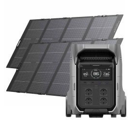 Set: Centrală EcoFlow Delta Pro 3 + panou fotovoltaic 2x 400W. - Img 5