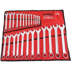 Set chei combinate inelare fixe 25 elemente 6-32mm VERKE V35330 – Kraft&Dele