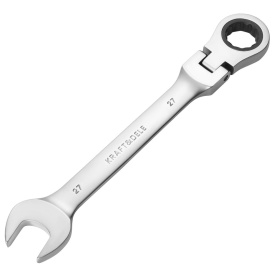 Set chei inelare cu clichet flexibile KraftDele KD11305 – 13 piese, 8-32mm, CrV, cotite 15°, valiză plastic - Img 7