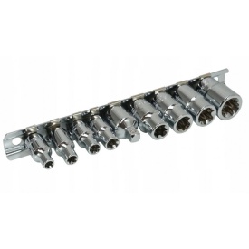 Set chei TORX 1/4 - 3/8" E5-E16 9 elemente VERKE V39110 – Kraft&Dele