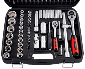 Set chei tubulare MaxRom 108 piese în valiză, pentru service auto, atelier și lucrări mecanice de precizie - Img 5