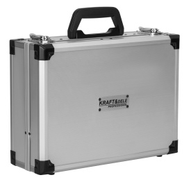 Set de scule KraftDele KD11353, 90 piese, în valiză din aluminiu, cu tubulare, chei, biți, șurubelnițe și clești - Img 11