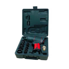 Set Pistol Impact pneumatic 1200Nm 1/2" 17 elemente KraftDele KD1433
