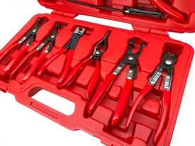 Set profesional 9 piese clești pentru coliere de strângere auto MaxRom, pentru furtunuri, coliere elastice, CLIC și CLIC-R - Img 3