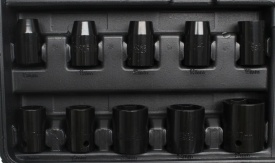 Set profesional de scule pneumatice KraftDele KD1421, 34 piese, cu pistol de impact, ciocan pneumatic, șurubelniță și polizor - Img 11