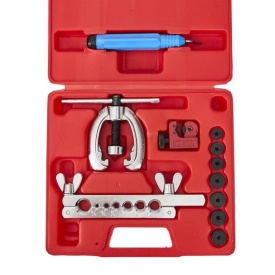 Set profesional KraftDele KD10445 pentru evazarea și prelucrarea conductelor de frână din cupru și aluminiu, 11 piese - Img 5