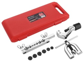Set profesional pentru sertizat și evazat capete conducte de frână, 10 piese, cu valiză, KraftDele KD12528 - Img 5