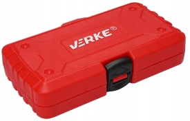 Set tubulare de impact scurte 1/2 inch, 13 piese, 10-24 mm, oțel CR-MO, în valiză, MaxRom VERKE Premium Line - Img 3