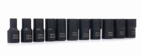 Set tubulare extractoare pentru șuruburi deteriorate 1/2" 12 piese KraftDele KD11792, cu valiză pentru demontare rapidă - Img 8