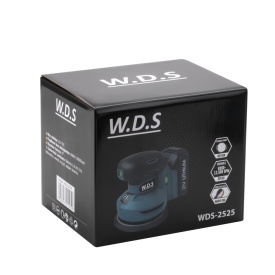 Șlefuitor excentric cu acumulator 21V 3Ah KraftDele WDS2525, disc 125 mm, cu încărcător și reglaj de viteză - Img 12