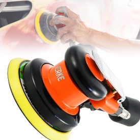 Șlefuitor pneumatic orbital 125 mm MaxRom, reglaj turație, 12000 rpm, pentru șlefuire și polisare metal și lemn - Img 4