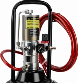 Smarownică pneumatică automată KraftDele KD1443, rezervor 12 L, cu furtun și pistol pentru ungere eficientă - Img 9