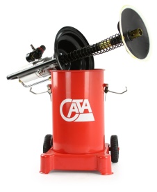 Smarownică pneumatică Mar-Pol 12L M78058, cu furtun 4 m, pistol rotativ și accesorii pentru ungere utilaje și echipamente - Img 8