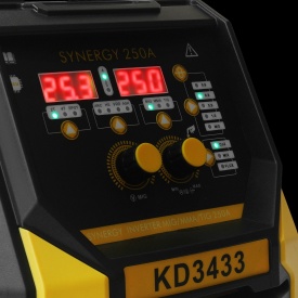 Spawarcă invertor KraftDele KD3433 MIG/MAG, MMA și Lift-TIG, 255A, cu funcție SYN MIG și FLUX - Img 10