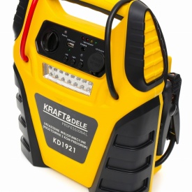 Starter auto multifuncțional 5 în 1 KraftDele KD1921 cu compresor, lanternă LED și alimentare 12V/USB - Img 8