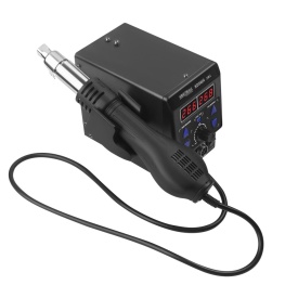 Stație de lipire și sudură plastic cu aer cald KraftDele KD3464, reglaj temperatură și debit, afișaj LED, set accesorii - Img 12