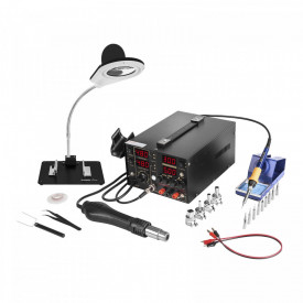 Statie de lipit cu aer cald 4 in 1 75+650 W 480C S-LS-1 Stamos 10020994 - Img 1