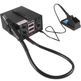 Stație de lipit și aer cald pentru plastic KraftDele KD3460, cu reglaj precis al temperaturii și afișaj LED - Img 3