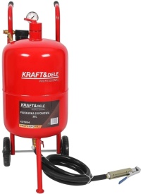 Statie de sablare profesionala cu nisip mobila 38L 400–700 l/min MXK5854 - Img 9