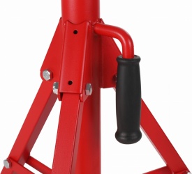 Stativ profesional pentru țevi KraftDele KD3512 – Capacitate 1340 kg, Înălțime reglabilă 71-132 cm, Suport industrial masiv - Img 5