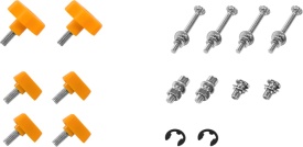 Suport profesional pentru ferăstrău staționar Kraft&Dele KD11873 – Extensibil 216 cm, Picioare pliabile, Role de ghidare și Roți de transport - Img 10
