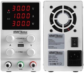 Sursă de laborator reglabilă KraftDele KD5870 – 0-30V, 0-10A, Afișaj digital de precizie, Protecție scurtcircuit, Eficiență >85% - Img 8