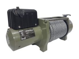 Troliu electric 12V 16800 lbs Spider Winch M80821 – troliu profesional auto, cablu oțel 28 m, pentru platformă auto și off-road - Img 3