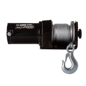 Troliu electric 12V Mar-Pol RQ2000 pentru ATV, quad și plug, cablu de oțel 15 m, tracțiune maximă 907 kg - Img 8