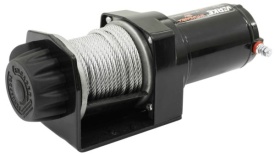 Troliu electric auto 12V 2000 lbs cu cablu de oțel 12 m, frână automată și comandă pe fir, MaxRom V06030 - Img 9