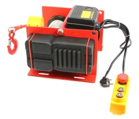 Troliu electric cu cablu 30 m Mar-Pol M80785, capacitate 300/600 kg, 230V, pentru atelier, garaj și șantier - Img 3