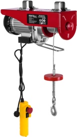 Troliu electric cu cablu KraftDele KD1525, 250/500 kg, ridicare 12 m, motor 1000W, pentru atelier, garaj și șantier - Img 2