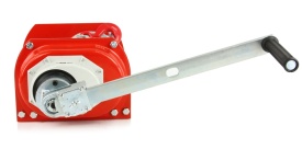 Troliu manual cu cablu 1000kg MAR-POL M80746 – lungime 40m, cablu 8mm, mecanism JHW cu frână ciernă - Img 4