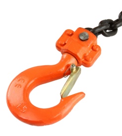Troliu manual cu lanț și clichet Mar-Pol 1,5T, 3 m, cu 2 cârlige din oțel pentru ridicare și poziționare sarcini - Img 8