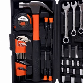 Trusă profesională de scule KraftDele 140 piese KD10462, cu valiză, biți, tubulare, chei și accesorii pentru atelier și garaj - Img 6