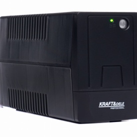UPS 1000VA 600W KraftDele KD1927 cu afișaj LED, sursă de alimentare neîntreruptibilă pentru protecția echipamentelor sensibile - Img 3