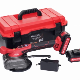 Ventuză vibratoare fără fir pentru montaj plăci ceramice KraftDele KD10768, 36V, 2 acumulatori 2Ah, reglaj 5 trepte - Img 3