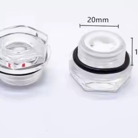 Vizor ulei cap compresor filet plastic metric M20 20mm CH203 - Img 5