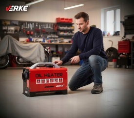 🔥 Încălzitor cu ulei sau motorină tip Sirocou Webasco 8 kW 230V cu cameră de ardere închisă – model XV80060 – Kraft&Dele