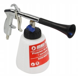 🔧 Pistol pneumatic Tornador pentru spălare tapițerie 280 l/min 1L – MXM80720 – Kraft&Dele