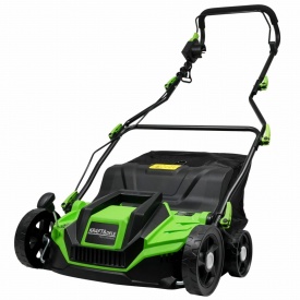 Aerator și scarificator electric KraftDele KD5427, 2400W, 32 cm, colector 40L, reglaj adâncime pentru întreținerea gazonului