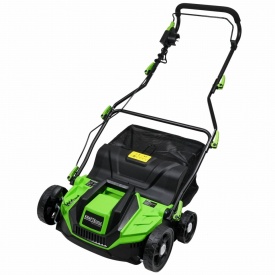 Aerator și scarificator electric KraftDele KD5427, 2400W, 32 cm, colector 40L, reglaj adâncime pentru întreținerea gazonului - Img 5