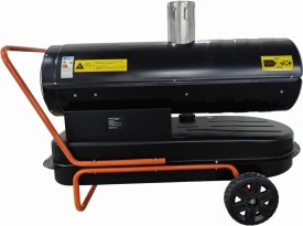 Aerotermă cu motorină KraftDele 40 kW cu evacuare gaze arse și termostat digital, model KD11714 - Img 7