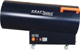 Aerotermă pe gaz LPG 100 kW KraftDele KD11707 cu termostat automat, reductor și furtun pentru încălzirea spațiilor mari - Img 4