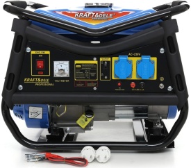 Agregat de curent monofazat pe benzină KraftDele KD141, 3000W, 230V/12V, motor 4 timpi OHV, pentru casă, șantier și camping - Img 2