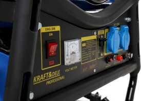 Agregat de curent monofazat pe benzină KraftDele KD141, 3000W, 230V/12V, motor 4 timpi OHV, pentru casă, șantier și camping - Img 12